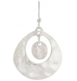 Rain Jewelry SILVER CHARM CENTER EARRING