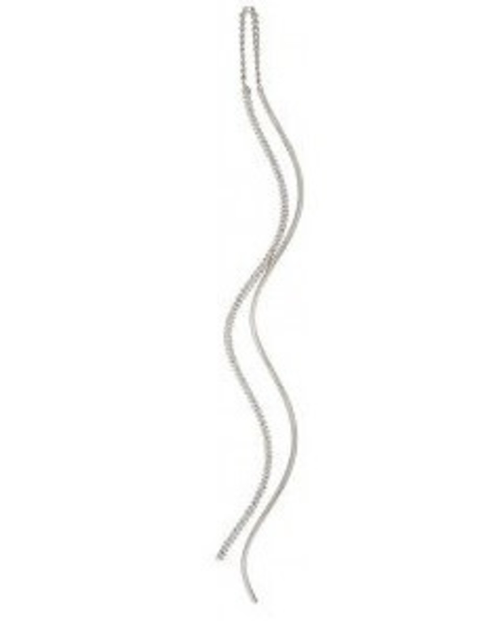 Rain Jewelry SILVER TWISTY TEXTURE EAR THREADER