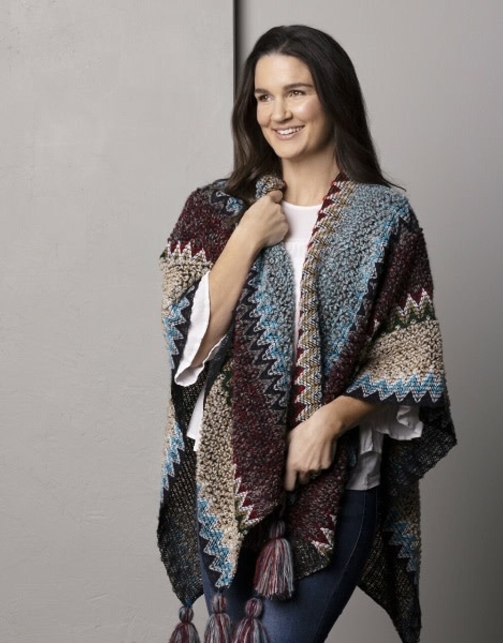 Demdaco ZIGZAG BOUCLE KIMONO