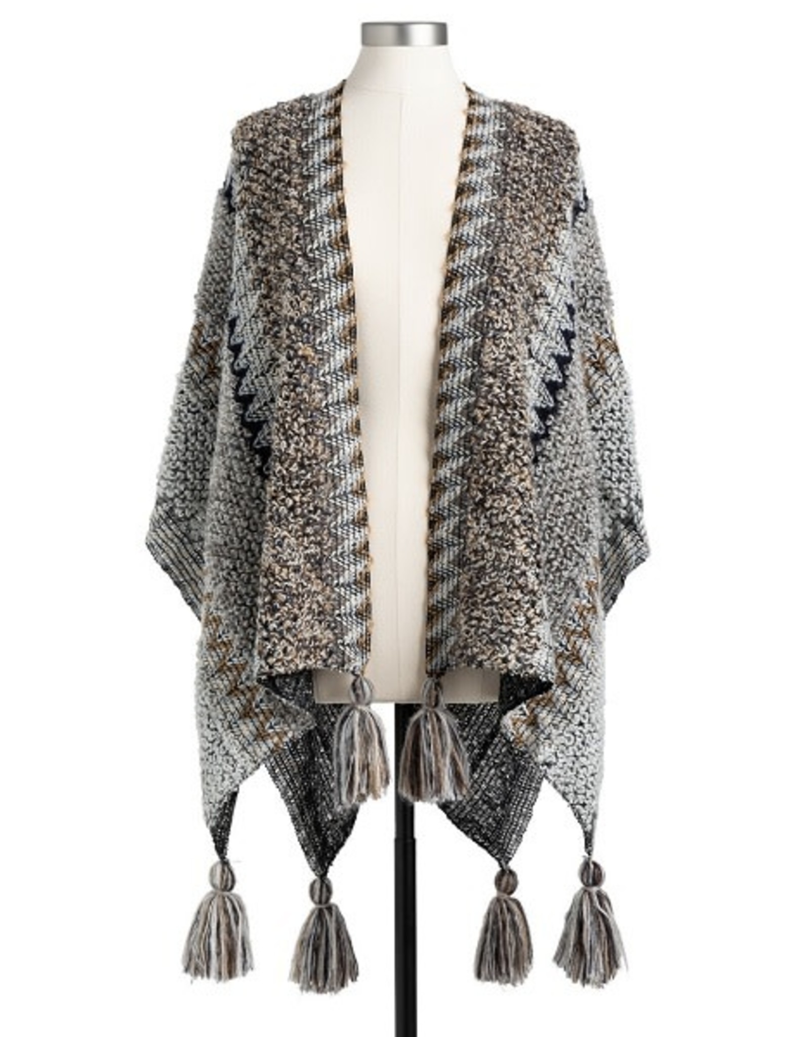 Demdaco ZIGZAG BOUCLE KIMONO