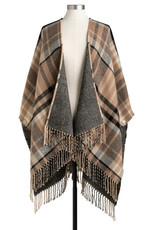 Demdaco REVERSIBLE PLAID KIMONO