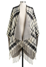 Demdaco REVERSIBLE PLAID KIMONO