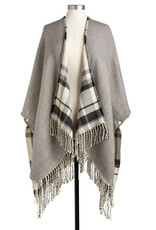 Demdaco REVERSIBLE PLAID KIMONO