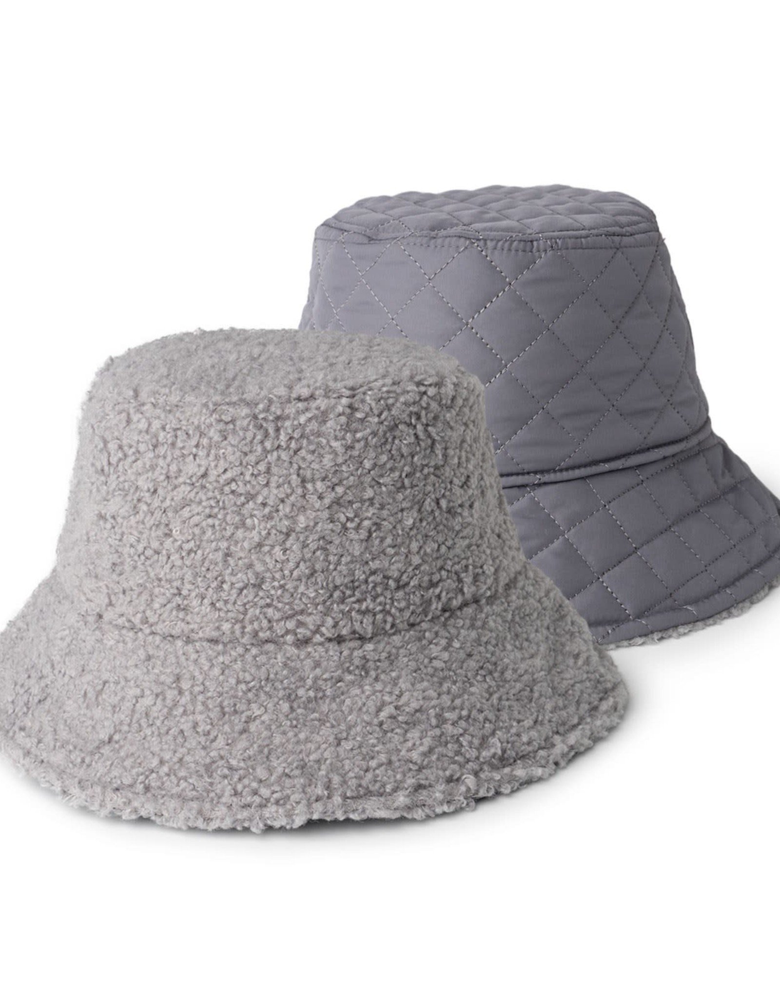 DM Merchandising APRES SKI SHERPA BUCKET HAT - reversible