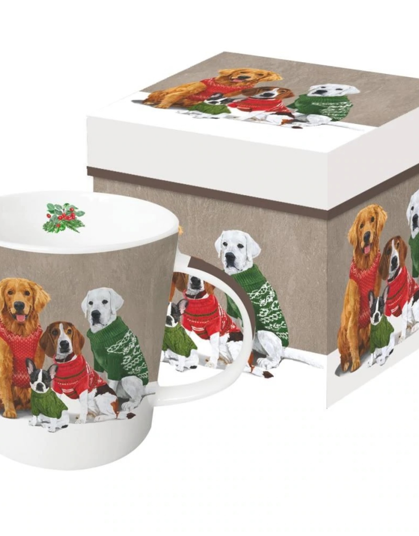 Paper Products Designs SWEATER DOGS MUG IN GIFT BOX