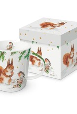 Paper Products Designs SQUIRREL & ROBIN MUG IN GIFT BOX
