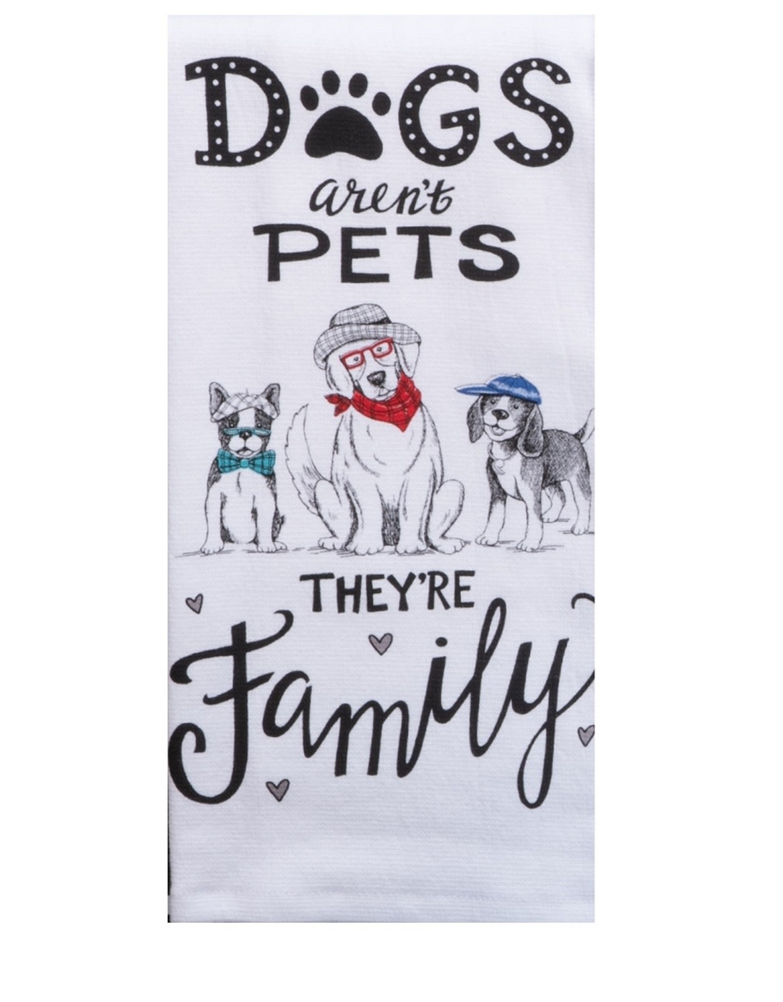 Kay Dee Design DOG FAMILY TERRY TOWEL - dual purpose