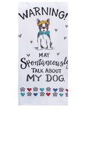 Kay Dee Design TALK ABOUT DOG TERRY TOWEL - dual purpose