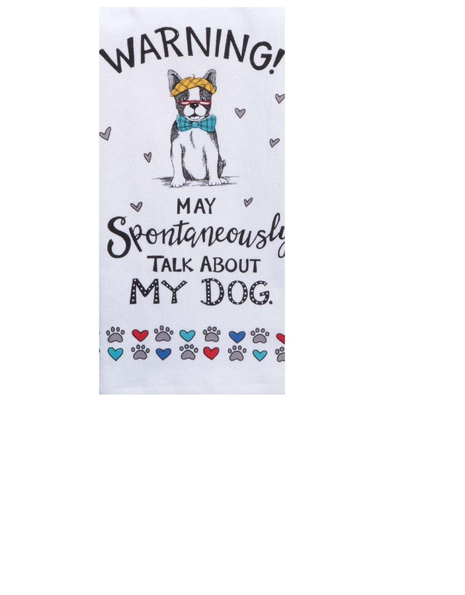 Kay Dee Design TALK ABOUT DOG TERRY TOWEL - dual purpose