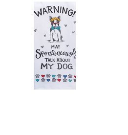 Kay Dee Design TALK ABOUT DOG TERRY TOWEL - dual purpose