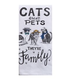 Kay Dee Design CAT FAMILY TERRY TOWEL - dual purpose