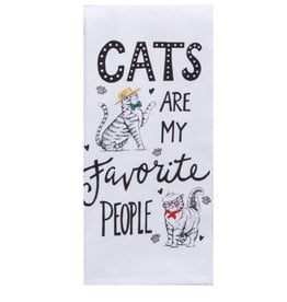 Kay Dee Design FAVORITE PEOPLE CAT TERRY TOWEL - dual purpose