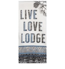 Kay Dee Design LIVE LOVE LODGE TERRY TOWEL - dual purpose