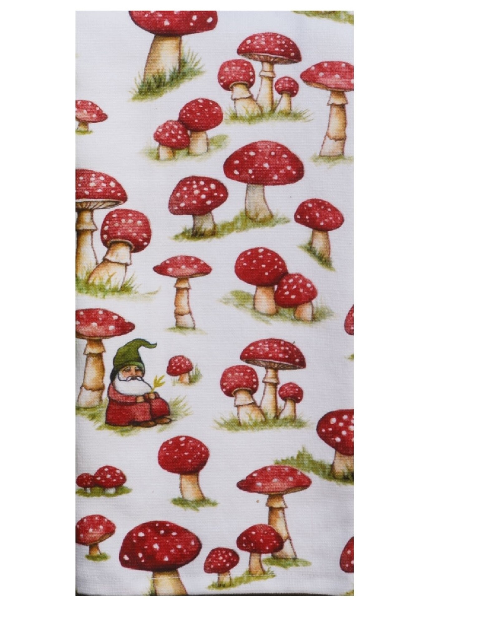 Kay Dee Design GARDEN GNOMES MUSHROOM TERRY TOWEL - dual purpose