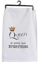 Kay Dee Design QUEEN OF EVERYTHING KITCHEN TOWEL - glittery accents