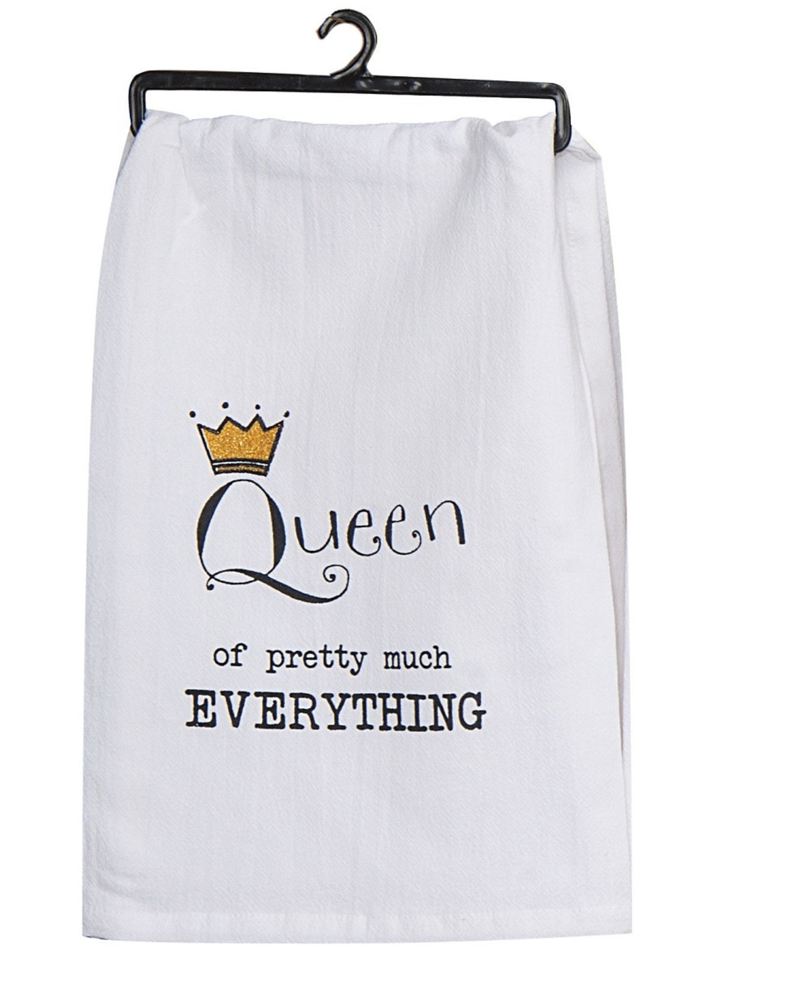 Kay Dee Design QUEEN OF EVERYTHING KITCHEN TOWEL - glittery accents