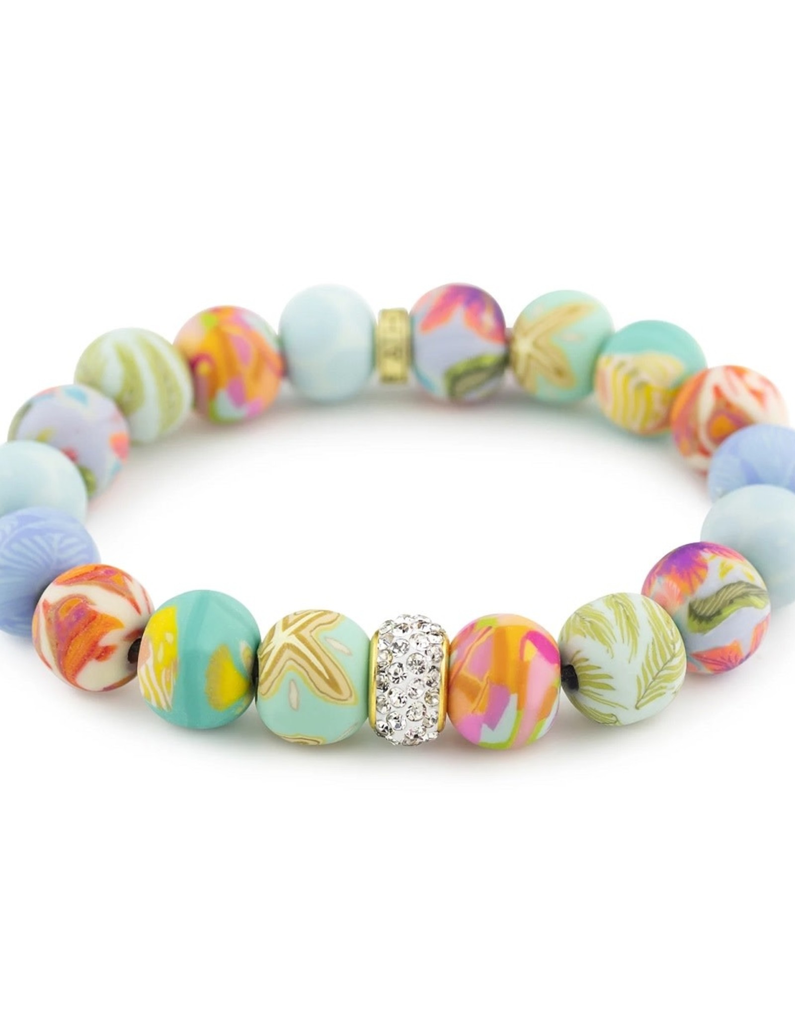 Jilzarah CRYSTAL BRACELET - clay bead