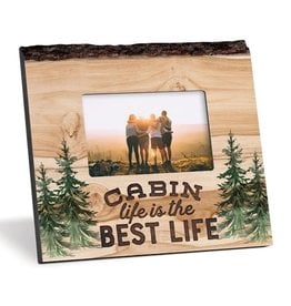 P Graham Dunn CABIN LIFE RUSTIC EDGE FRAME - 4x6 photo