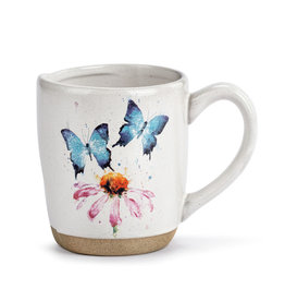 Demdaco BUTTERFLIES & CONEFLOWER MUG - Dean Crouser