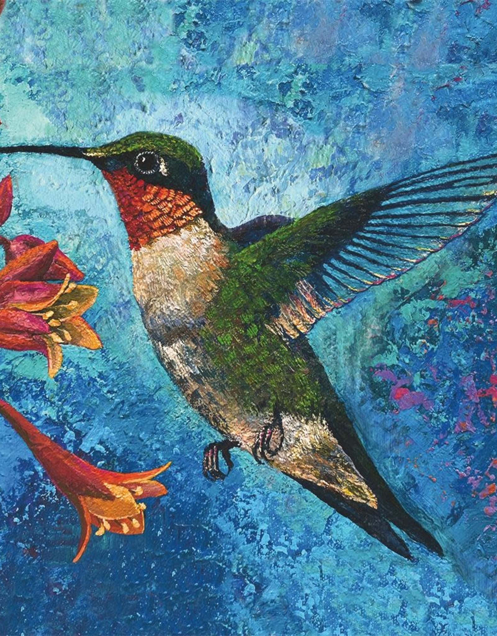 Paper Products Designs SPIRITUAL VISITOR BEVERAGE NAPKIN - hummingbird