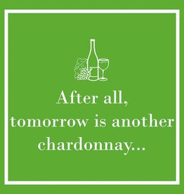 Paper Products Designs ANOTHER CHARDONNAY BEVERAGE NAPKIN