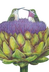 Paper Products Designs LOVE AT FIRST ARTICHOKE BEVERAGE NAPKIN - hummingbird