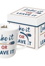 Paper Products Designs LAKE IT LEAVE IT MUG IN GIFT BOX