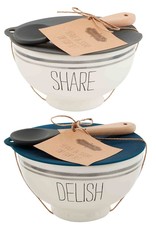 Mud Pie SERVE & STORE DIP SET - three piece set