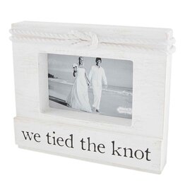 Mud Pie WE TIED THE KNOT FRAME