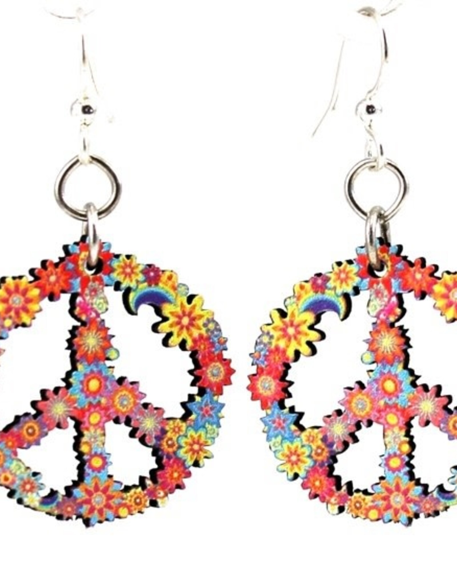 Green Tree Jewelry BLOSSOM PEACE EARRINGS - made in the USA
