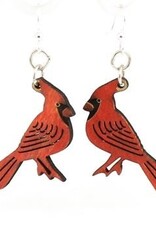 Green Tree Jewelry CARDINAL EARRINGS - made in the USA