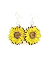 Green Tree Jewelry SUNFLOWER EARRINGS - made in the USA