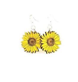 Green Tree Jewelry SUNFLOWER EARRINGS - made in the USA