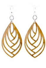 Green Tree Jewelry EMBRACED BAMBOO EARRING - made in the USA
