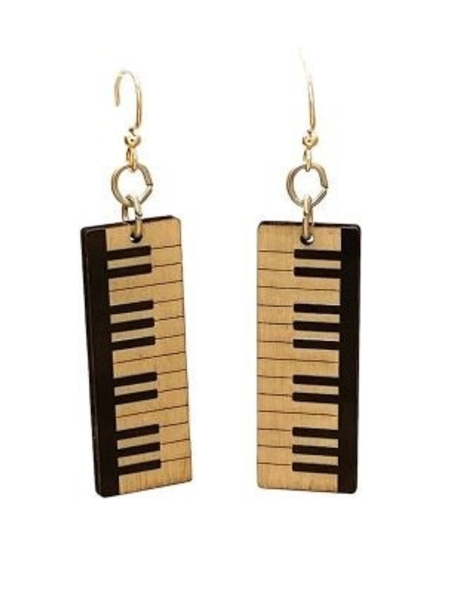 Green Tree Jewelry PIANO KEYS EARRING - made in the USA