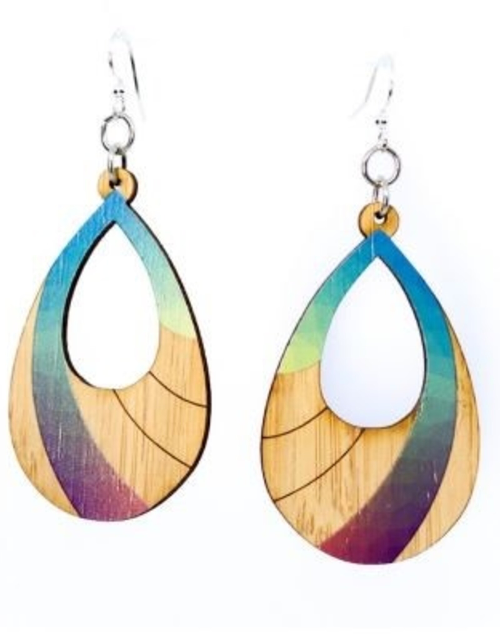 Green Tree Jewelry PRISM BAMBOO EARRING - made in the USA