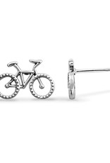 Boma BICYCLE STUD EARRING - sterling silver
