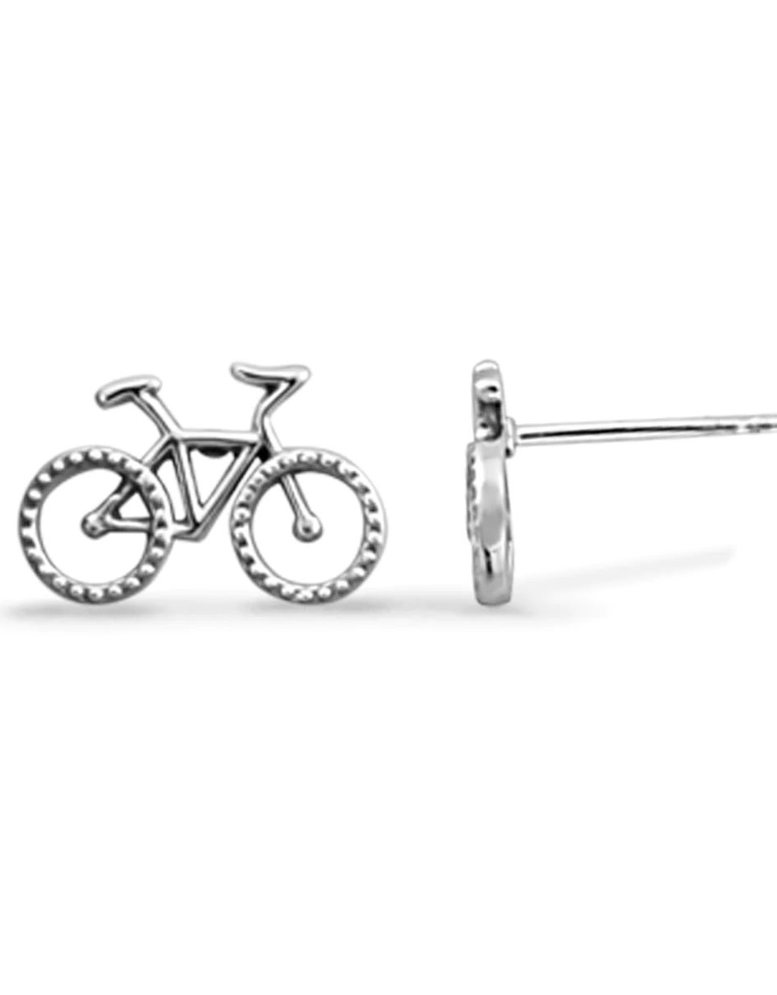 Boma BICYCLE STUD EARRING - sterling silver