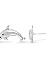 Boma DOLPHIN STUD EARRING - sterling silver