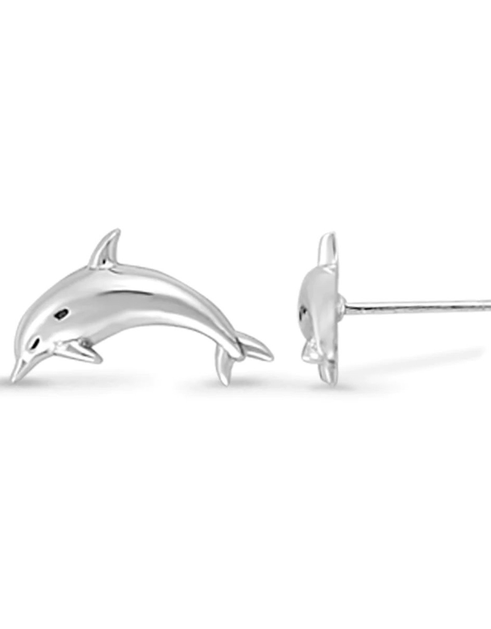 Boma DOLPHIN STUD EARRING - sterling silver