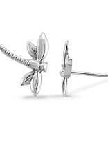 Boma DAINTY DRAGONFLY STUD EARRING - sterling silver