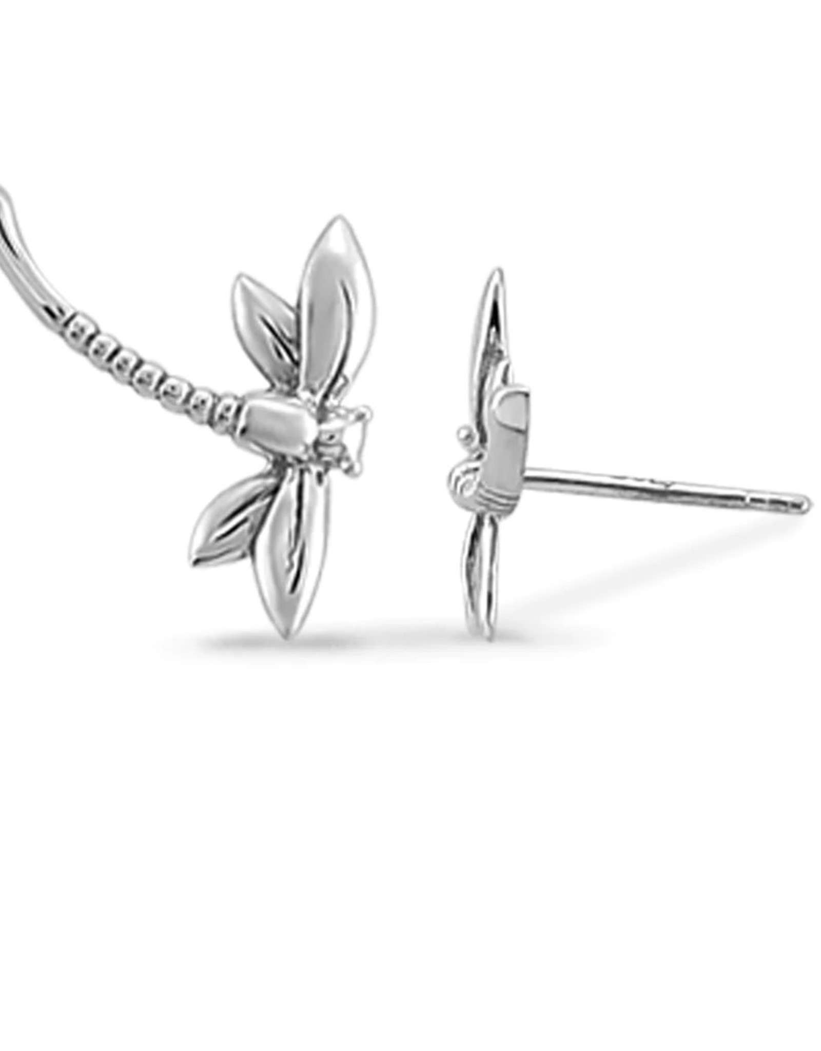 Boma DAINTY DRAGONFLY STUD EARRING - sterling silver