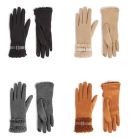TGB / Good Bead BELTED SHERPA CUFF GLOVES - multiple color options