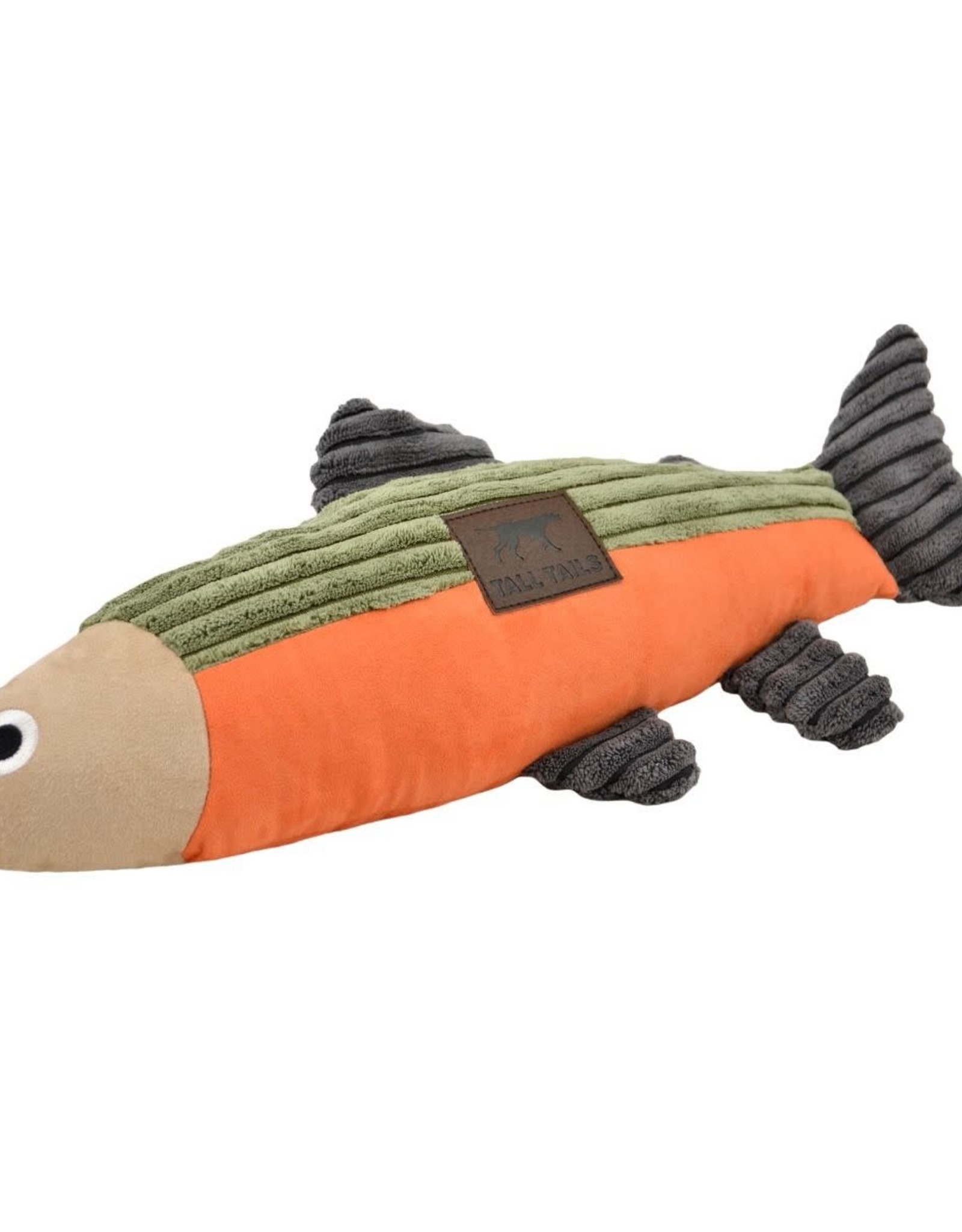Tall Tails PLUSH FISH WITH SQUEAKER DOG-TOY - 12"