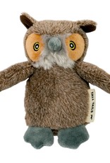 Tall Tails PLUSH OWL WITH SQUEAKER DOG TOY - 5"