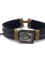 Anju Jewelry MIXED MEDIA LEATHER BRACELET - multiple styles