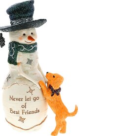 Pavilion Gift BEST FRIENDS BIRCHHEARTS SNOWMAN