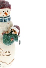 Pavilion Gift SLOTH CHRISTMAS BIRCHHEARTS SNOWMAN