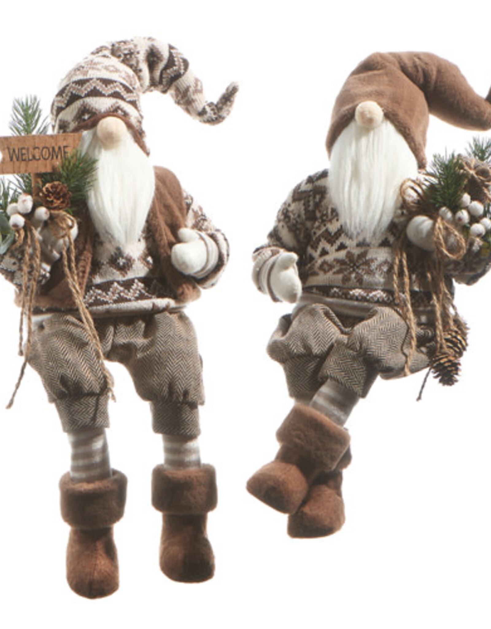 Raz Imports NATURAL NOEL SANTA GNOME - 16"