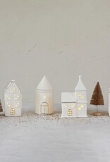 Creative Coop SHIMMER LIGHTED VILLAGE - sold individually